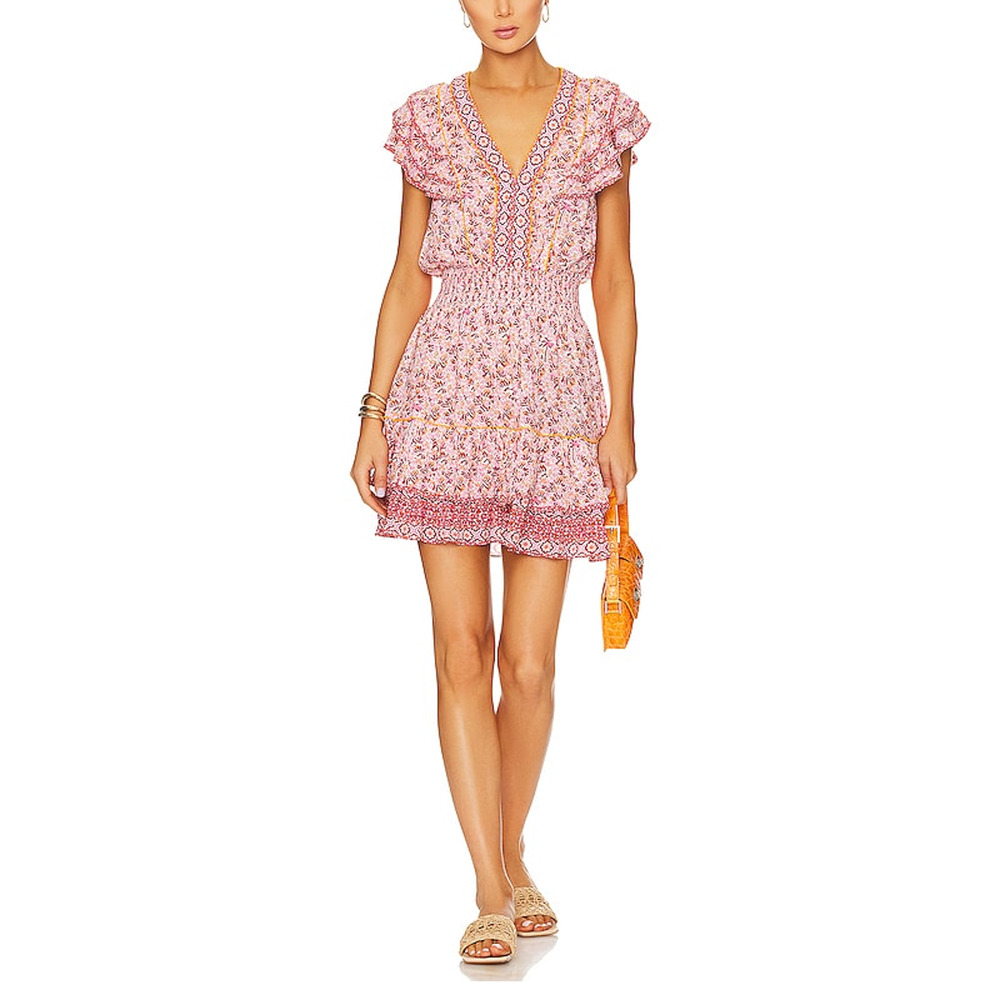 Poupette St Barth Pink Floral Dress